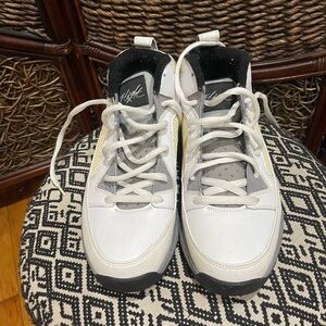 Jordan Kids Sneakers in White, Black, and Yellow